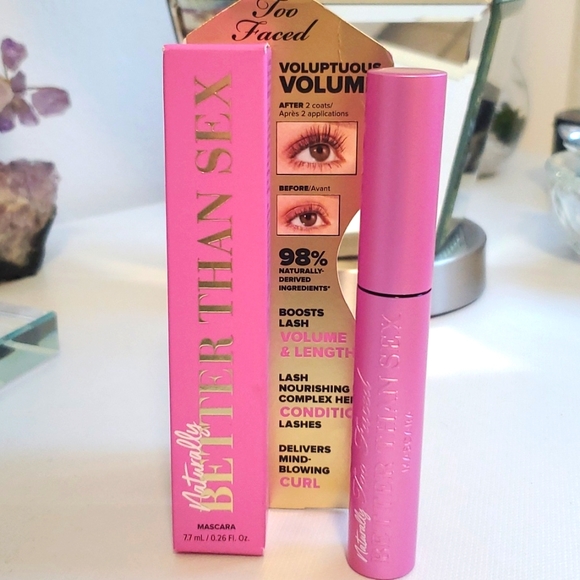 NIB Too Faced Naturally Better Than Sex Mascara FULL SZ - Picture 2 of 11
